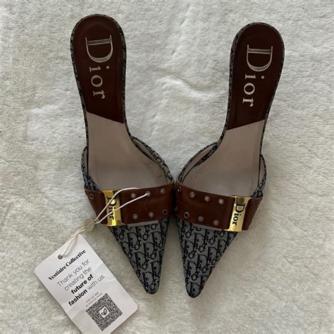 dior vintage mules|dior mule On Sale .